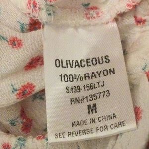 Olivaceous Navy Stripe Flounce Top Soft main image 1